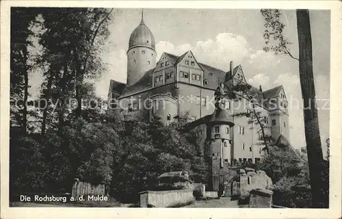 Rochsburg Schloss Rochsburg an der Mulde Kat. Lunzenau