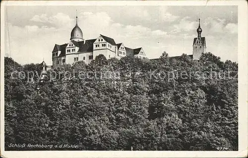 Rochsburg Schloss Rochsburg an der Mulde  Kat. Lunzenau