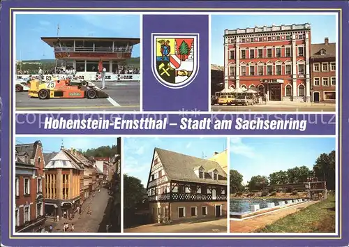 Hohenstein Ernstthal Sachsenring Start Ziel Hotel Sachsenring Weinkellerstr Postgut Stadtbad Kat. Hohenstein Ernstthal