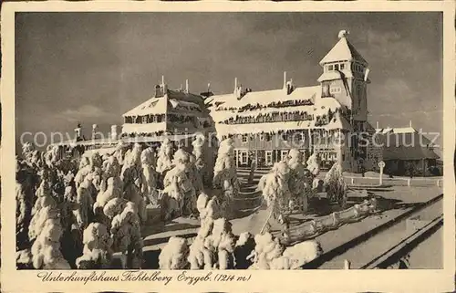 Fichtelberg Oberwiesenthal Unterkunftshaus Kat. Oberwiesenthal