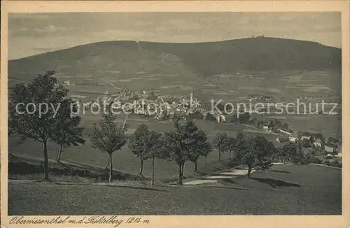 Oberwiesenthal Erzgebirge mit Fichtelberg Kat. Oberwiesenthal