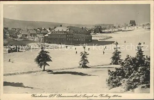 Oberwiesenthal Erzgebirge Kreisheim Dt Turner mit Keilberg Kat. Oberwiesenthal