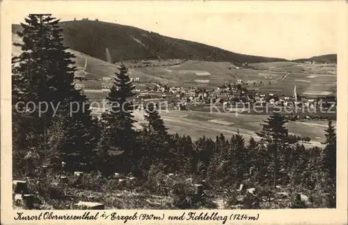 Oberwiesenthal Erzgebirge mit Fichtelberg Kat. Oberwiesenthal