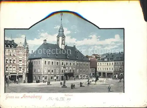 Annaberg Buchholz Erzgebirge Rathaus Kat. Annaberg