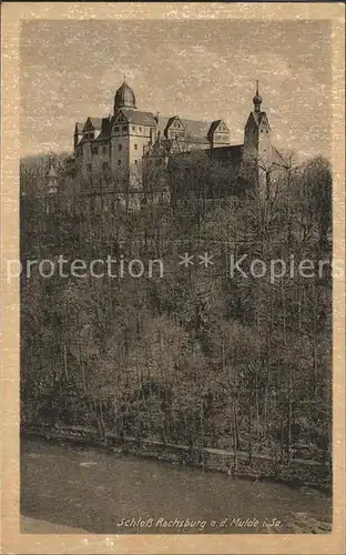 Rochsburg Schloss Rochsburg an der Mulde Kat. Lunzenau
