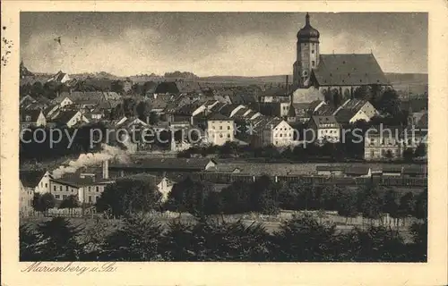 Marienberg Erzgebirge Stadtansicht Kat. Marienberg