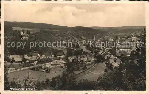 Neuhausen Erzgebirge Stadtansicht Kat. Neuhausen Erzgebirge