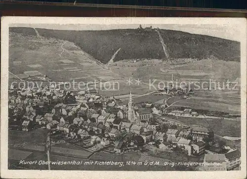 Oberwiesenthal Erzgebirge Fichtelberg Fliegeraufnahme Kat. Oberwiesenthal