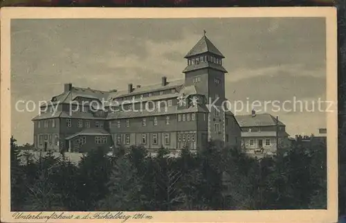 Oberwiesenthal Erzgebirge Unterkunftshaus Fichtelberg Kat. Oberwiesenthal