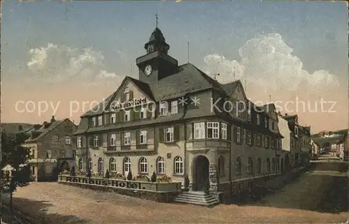 Oberwiesenthal Erzgebirge Rathaus  Hotel Kat. Oberwiesenthal