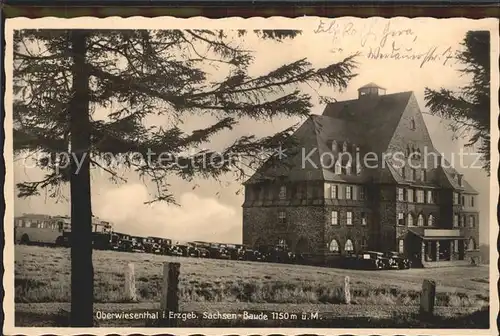 Oberwiesenthal Erzgebirge Sachsen  Baude Kat. Oberwiesenthal