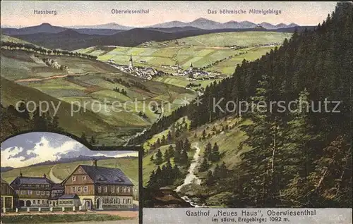 Oberwiesenthal Erzgebirge Neues Haus Kat. Oberwiesenthal