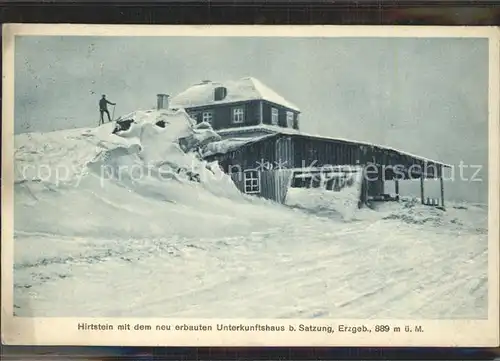 Satzung Hirtstein Unterkunftshaus Kat. Marienberg