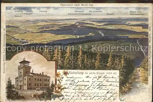 Oberwiesenthal Erzgebirge Unterkunftshaus Fichtelberg Kat. Oberwiesenthal