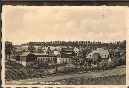 Neudorf Erzgebirge Kretscham Rotensehma Kat. Oberwiesenthal