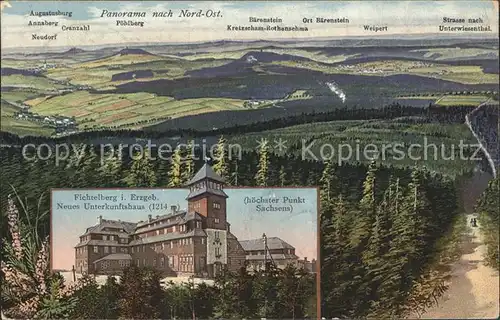 Oberwiesenthal Erzgebirge Fichtelberg Neues Unterkunftshaus Kat. Oberwiesenthal