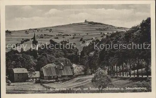 Neuhausen Erzgebirge Schloss Furschenstein Schwartenberg Kat. Neuhausen Erzgebirge