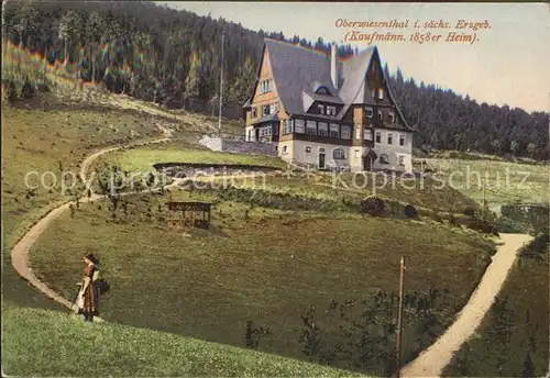Oberwiesenthal Erzgebirge 1858er Heim Kat. Oberwiesenthal