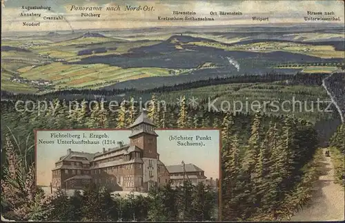 Oberwiesenthal Erzgebirge Fichtelberg Neues Unterkunftshaus  Kat. Oberwiesenthal