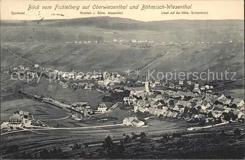 Oberwiesenthal Erzgebirge Boehmisch  Wiesenthal Kat. Oberwiesenthal