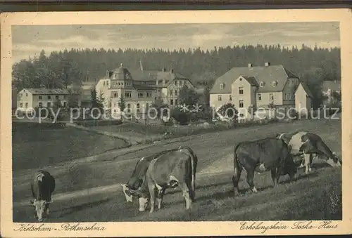 Kretscham Rothensehma Erholungsheim Toska  Haus Kat. Oberwiesenthal