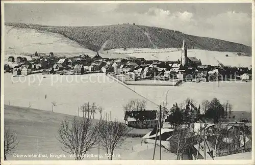 Oberwiesenthal Erzgebirge Fichtelberg Winter Kat. Oberwiesenthal