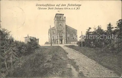 Oberwiesenthal Erzgebirge Unterkunftshaus Fichtelberg Kat. Oberwiesenthal