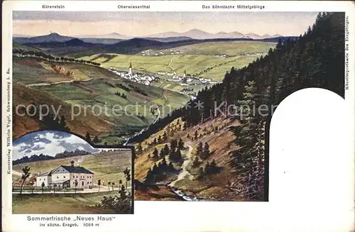 Oberwiesenthal Erzgebirge Neues Haus Kat. Oberwiesenthal