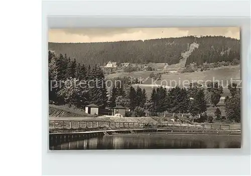 Oberwiesenthal Erzgebirge Schwimmbad Kat. Oberwiesenthal