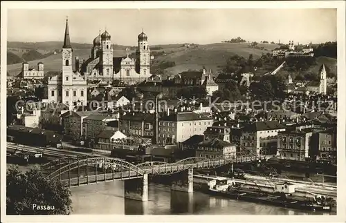 Passau Stadtansicht  Kat. Passau
