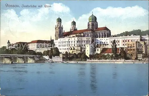 Passau Innbruecke Dom Kat. Passau
