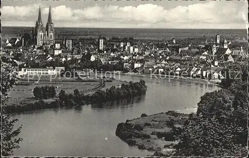 Regensburg Stadtansicht Kat. Regensburg