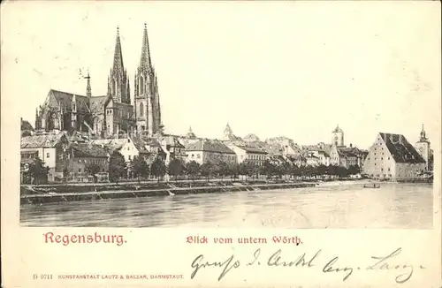 Regensburg Stadtansicht Dom Kat. Regensburg