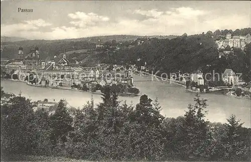 Passau Stadtansicht Kat. Passau