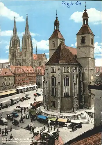 Regensburg Neupfarrplatz Dom Neupfarrkirche Kat. Regensburg