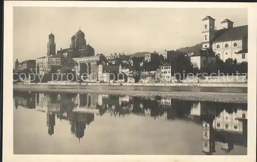 Passau Altstadt Jesuiten  und Domkirche Kat. Passau