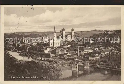 Passau Donaubruecke Dom Kat. Passau
