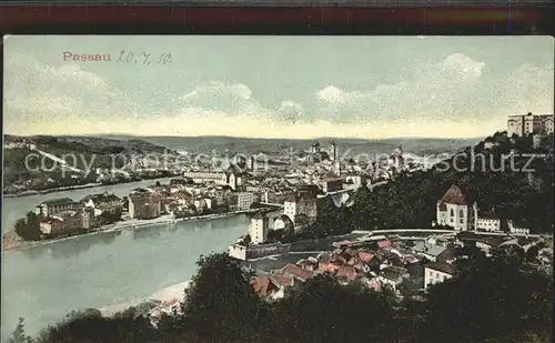 Passau Stadtansicht Kat. Passau