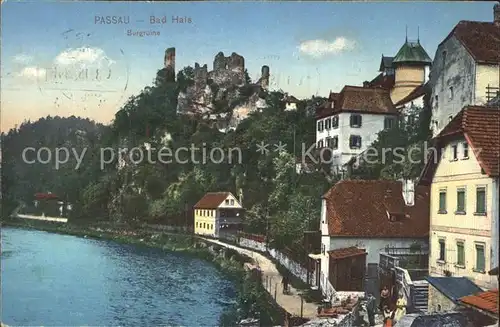 Passau Bad Hals Burgruine Kat. Passau