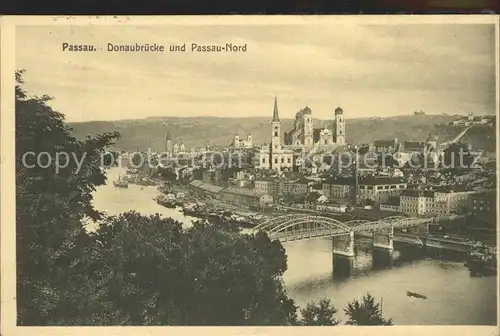 Passau Donaubruecke Passau  Nord Kat. Passau