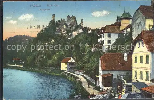 Passau Bad Hals Burgruine Kat. Passau