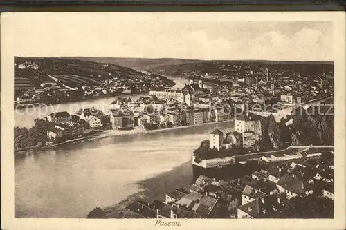 Passau Stadtansicht Kat. Passau
