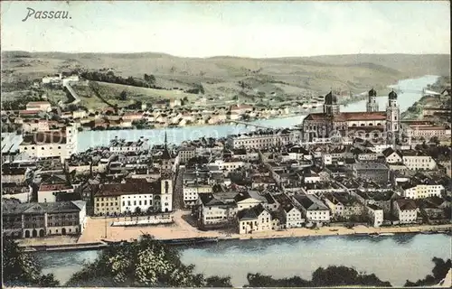 Passau Stadtansicht Kat. Passau