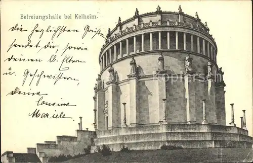 Kelheim Befreiungshalle Kat. Kelheim Donau