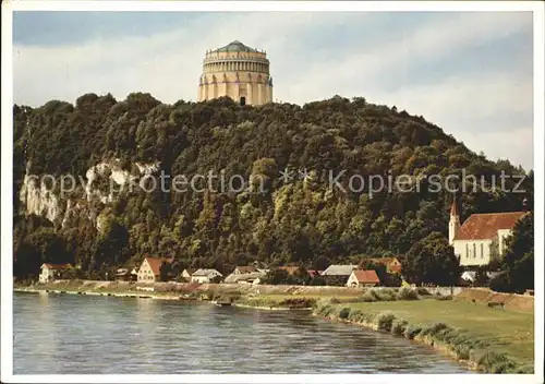 Kelheim Befreiungshalle Donaupartie Kat. Kelheim Donau