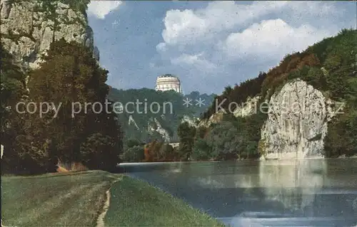 Kelheim Befreiungshalle Partie am Kloesterl / Kelheim Donau /Kelheim LKR