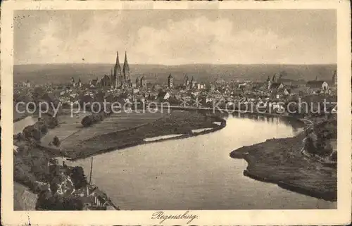 Regensburg Stadtblick mit Dom / Regensburg /Regensburg LKR