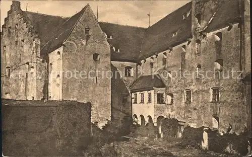 Riedenburg Altmuehltal Die Rosenburg Burghof Kat. Riedenburg