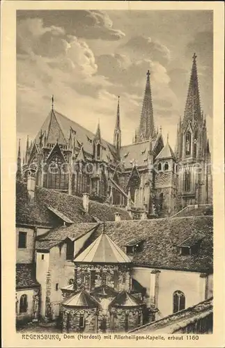 Regensburg Dom mit Allerheiligen Kapelle / Regensburg /Regensburg LKR