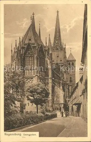 Regensburg Domgarten Dom / Regensburg /Regensburg LKR